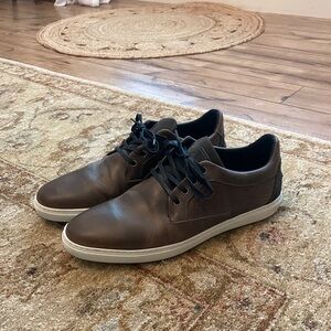 Bull Boxer Chocolate Brown Leather Sneakers